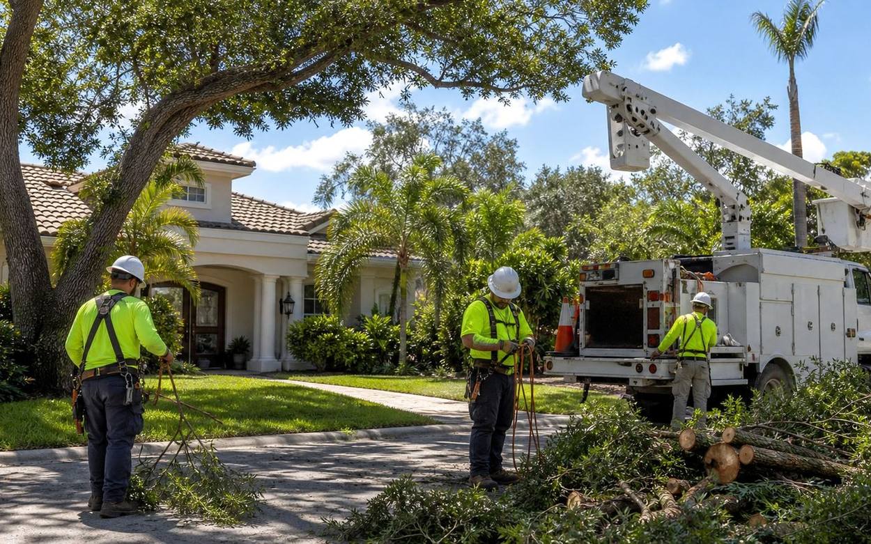 Commercial tree care and cleanup