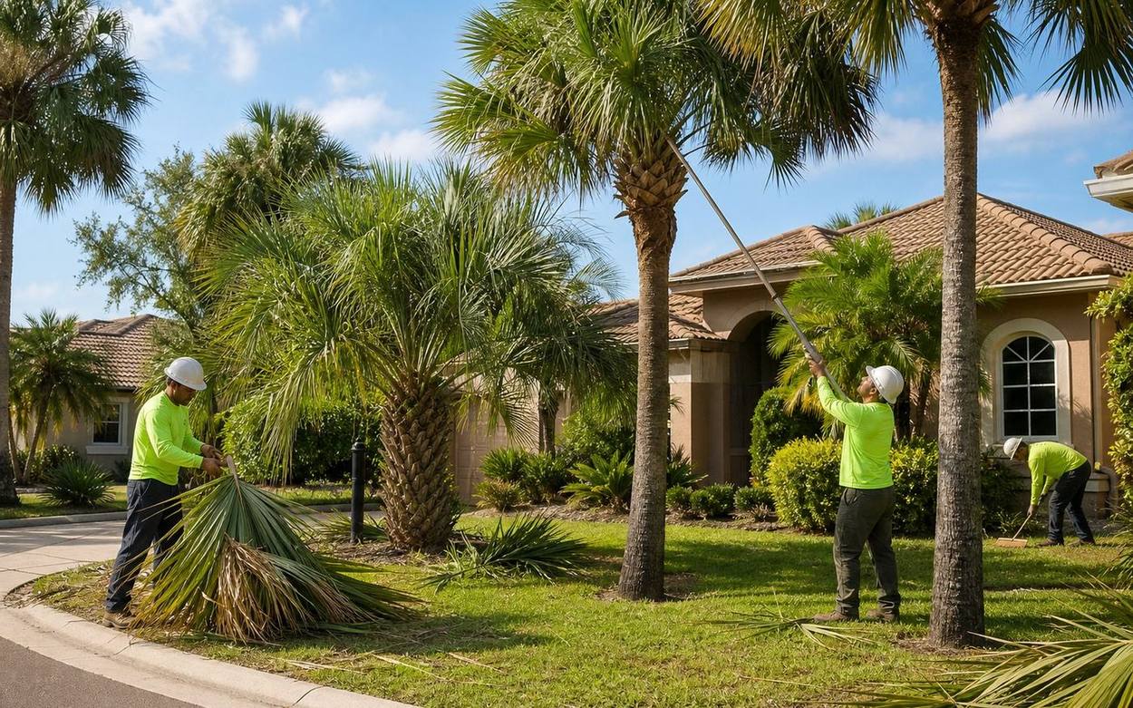 Waterfront tree work